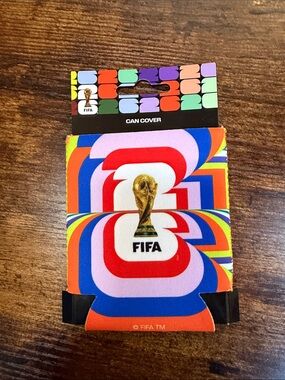 2026 FIFA World Cup Soccer Colorful Can Cover